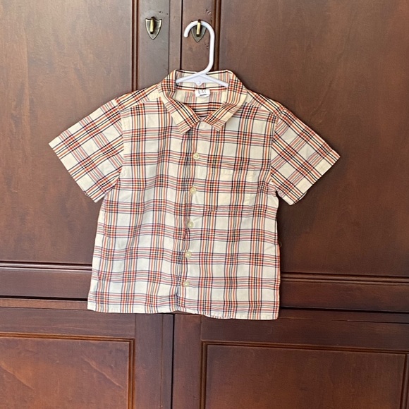 GAP Kids Button Up Short-sleeved - Picture 2 of 7